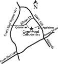 Cottonwood Orthodontics Map